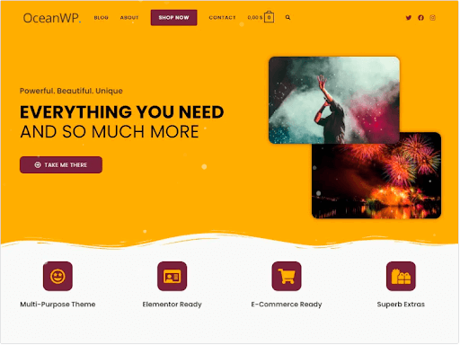 Oceanwp Ecommerce theme
