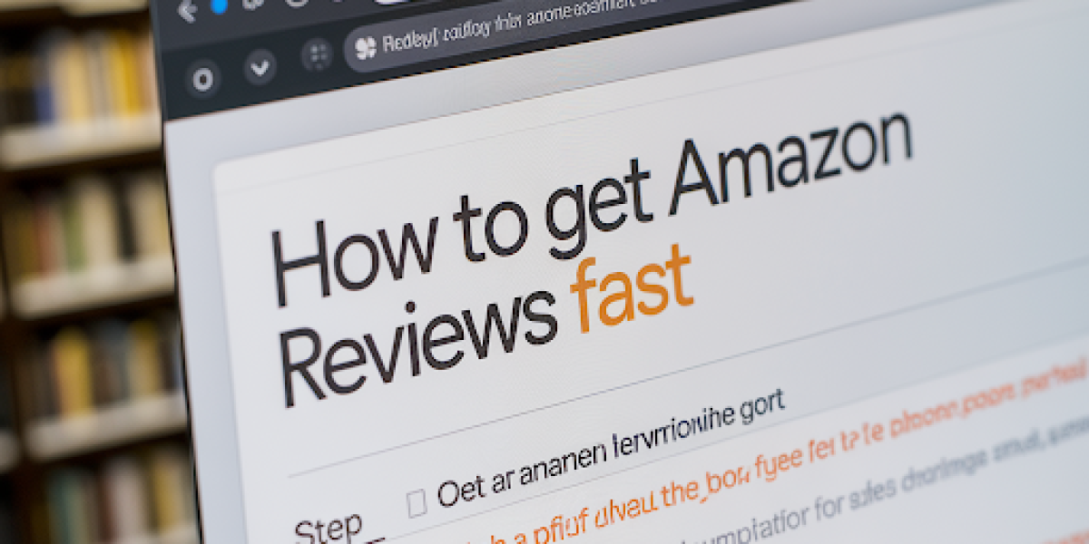 A browser window with the headline How to Get Amazon Reviews Fast