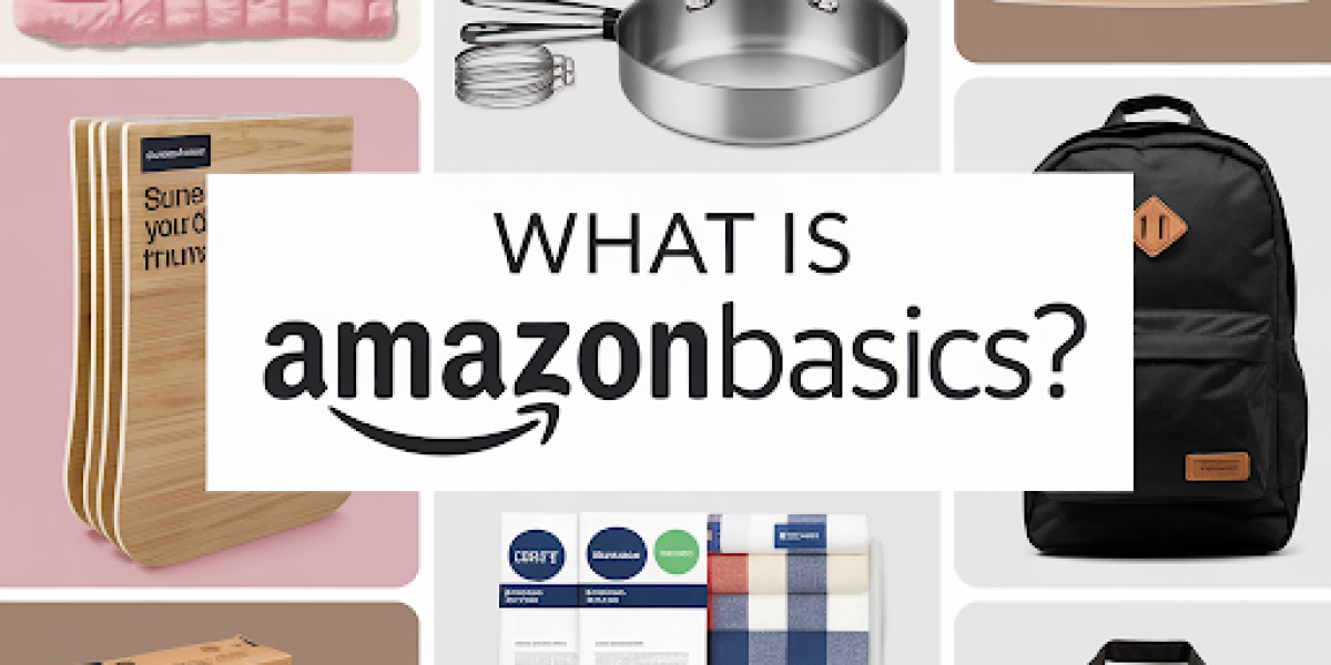 A visual of a blog post titled What is AmazonBasics?